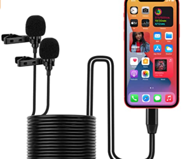 Dual Lavalier Microphone, Wired – iPhone